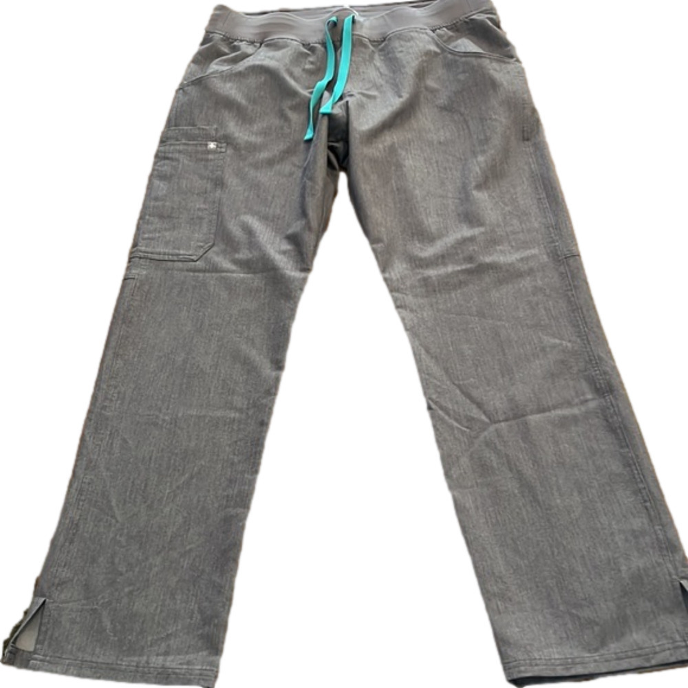 FIGS graphic scrub pants, size LT